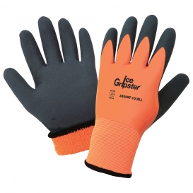 Global Glove 380INT Ice Gripster High Visibility Water Resistant Low Temperature Gloves