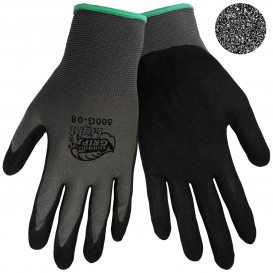 Global Glove 500G Tsunami Grip Light Mach Finish Nitrile Coated Palm Gloves