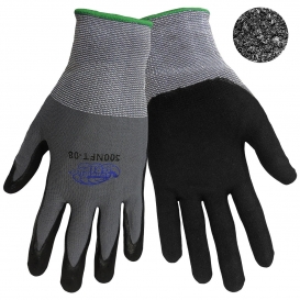 Global Glove 500NFT Tsunami Grip Foam Nitrile Coated Gloves