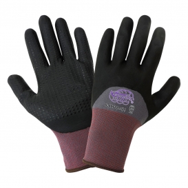 Global Glove 530NFTD Tsunami Grip New Foam Technology Nitrile Coated Gloves