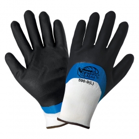 Global Glove 590 Tsunami Double-Dipped Nitrile Coated Gloves