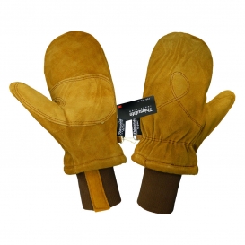 Global Glove 594MIT Premium Split Cowhide Leather Freezer Mitten