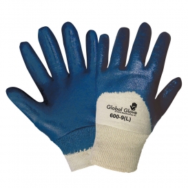 Global Glove 600 Solid Nitrile Three-Quarter Dipped Gloves