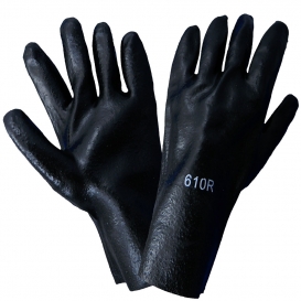 Global Glove 610R Full Dipped PVC Rough Finish Gloves