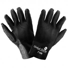 Global Glove 710R Premium Double Dipped PVC Gloves - 10\