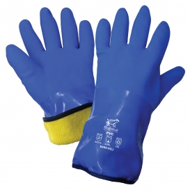 Global Glove 8490 FrogWear Premium Super Flexible Waterproof Triple-Dipped PVC Low Temperature Gloves