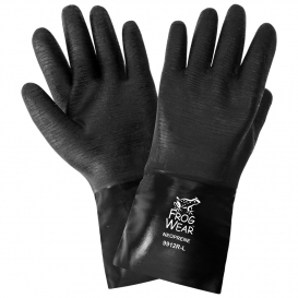 Global Glove 9912R FrogWear Premium Rough Finish Neoprene Chemical Handling Gloves