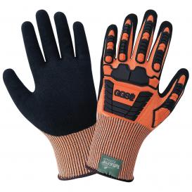 Global Glove CIA388XFT Vise Gripster C.I.A. Cut and Impact Resistant High-Visibility Gloves