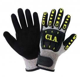 Global Glove CIA417V Vise Gripster C.I.A Cut and Impact Resistant Nitrile Dipped Gloves