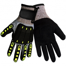 Global Glove CIA417V Vice Gripster C.I.A Cut and Impact Resistant Nitrile Dipped Gloves
