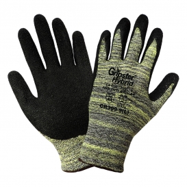 Global Glove CR309 Gripster Hybrid Etched Rubber Dipped Cut Resistant Gloves