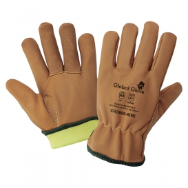 Global Glove CR3800 Oil, Water, Cut, and Flame Resistant Grain Goatskin Gloves