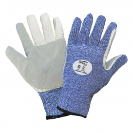 Global Glove CR900LF Samurai Gloves - 7 Gauge HDPE Liner with Premium Cow Grain Leather Palm/Forefinger