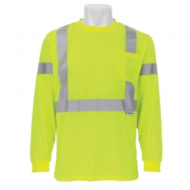 Global Glove GLO-008LS FrogWear Type R Class 3 Long Sleeve Safety Shirt