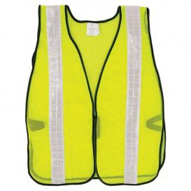 Global Glove GLO-10-G-2IN FrogWear Economy Reflective Mesh Safety Vest - Yellow/Lime