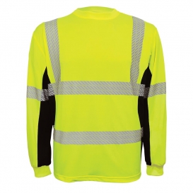 Global Glove GLO-225LS FrogWear Type R Class 3 Performance Stretch Long Sleeve Safety Shirt
