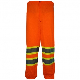 Global Glove GLO-4P FrogWear Class E Mesh Safety Pants - Orange