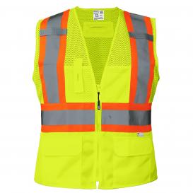 Global Glove GLO-W0037 FrogWear HV Type R Class 2 Women\'s High-Visibility Surveyor Safety Vest