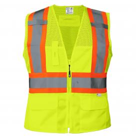 Frogwear LED Illuminated Class 3 Hi Vis Yellow Safety Vest GLO-12LED