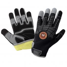 Global Glove HR8200KEV Hot Rod Premium Synthetic Leather Palm Cut Resistant Performance Gloves