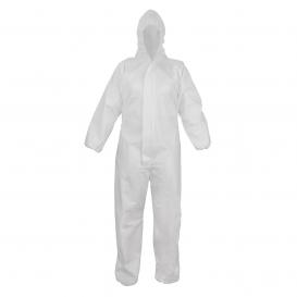 Global Glove NW-COV63 FrogWear Premium Microporous PE Film-Laminated Coveralls with Hood