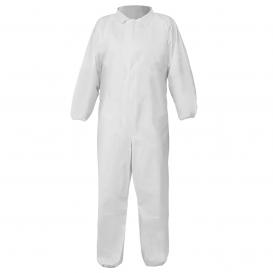Global Glove NW-COV630 FrogWear Premium Microporous PE Film-Laminated Coveralls with Collar