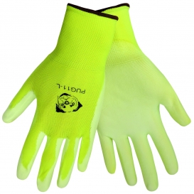 Global Glove PUG11 Seamless Knit Gloves - 13 Gauge Nylon Shell - Polyurethane Coated Palm & Fingers