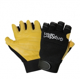 Global Glove SG2000 Gripster Sport Premium Goatskin Leather Fingerless Gloves