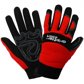 Global Glove SG9000 Gripster Sport Spandex/Synthetic Leather Work Gloves