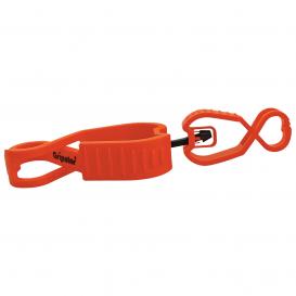 Global Glove Z6 Gripster High-Visibility Dual Large/Small Multi-Use Utility Clip - High-Visibility Orange