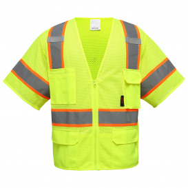GSS Safety 2503 Type R Class 3 Premium Surveyor Two-Tone Safety Vest