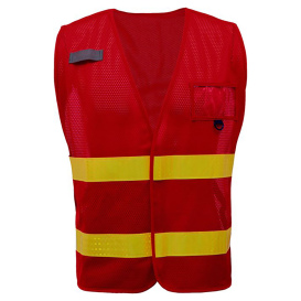 GSS Safety 3114 Non-ANSI Multi-Usage Utility Vest - Red