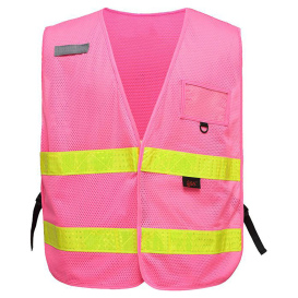 GSS Safety 3119 Non-ANSI Multi-Usage Utility Vest - Pink