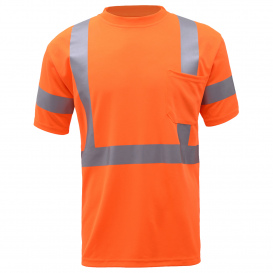 GSS Safety 5008 Type R Class 3 Moisture Wicking Safety Shirt - Orange