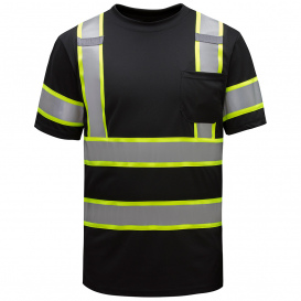 GSS Safety 5011 Non-ANSI Two-Tone Safety Shirt - Black