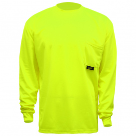 GSS Safety 5503 Non-ANSI Long Sleeve Safety Shirt - Yellow/Lime