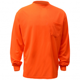 GSS Safety 5504 Non-ANSI Long Sleeve Safety Shirt - Orange