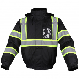 GSS Safety 8011 Non-ANSI Enhanced Visibility Quilt-Lined Bomber Jacket