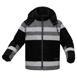 GSS Safety 8517 Non ANSI Quartz Sherpa Lined Heavy Weight Jacket - Black