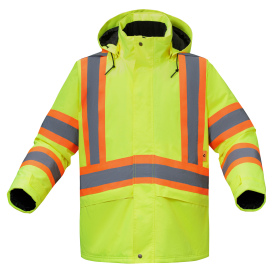 GSS Safety FR6009 Type R Class 3 Self Extinguishing Two-Tone Safety Jacket