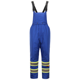 GSS Safety FR6110 Non-ANSI Self Extinguishing Insulated Bib Pants - Blue