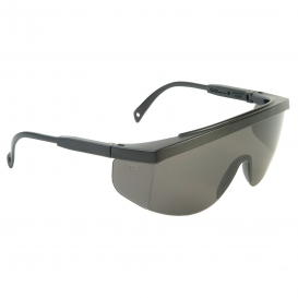 Radians GX0120ID Galaxy Safety Glasses - Black Frame - Smoke Lens