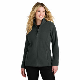 Port Authority L700 Ladies C-FREE Raglan Fleece - Grey Steel