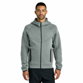 Nike NKFQ4762 Tech Fleece Full-Zip Hoodie - Dark Grey Heather