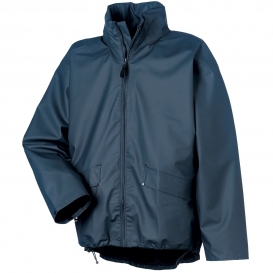 Helly Hansen 70180 Voss Waterproof PU Rain Jacket - Navy