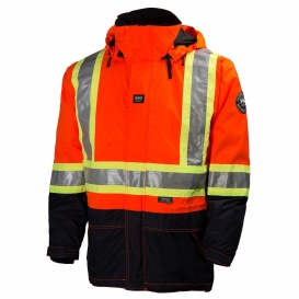 Helly Hansen 71275 Potsdam Black Bottom 3-In-1 Jacket - Orange