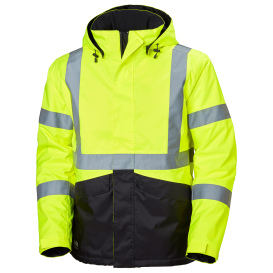 Helly Hansen 71332 Type R Class 3 Alta Insulated Winter Safety Jacket - Yellow/Lime