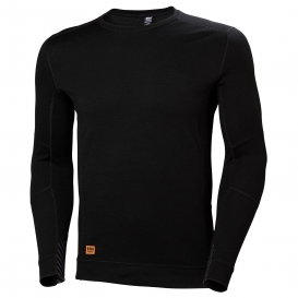 Helly Hansen 75108 Lifa Max Crewneck Shirt - Black