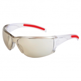 MCR Safety HK119 HK1 Safety Glasses - Clear Temples - Indoor/Outdoor Mirror Lens