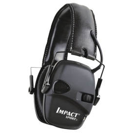 Howard Leight 1030942 Impact Sport 22 NRR Folding Ear Muffs - Tactical Black